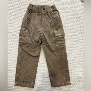 Kith Kids Textured Brown Cargo Pants